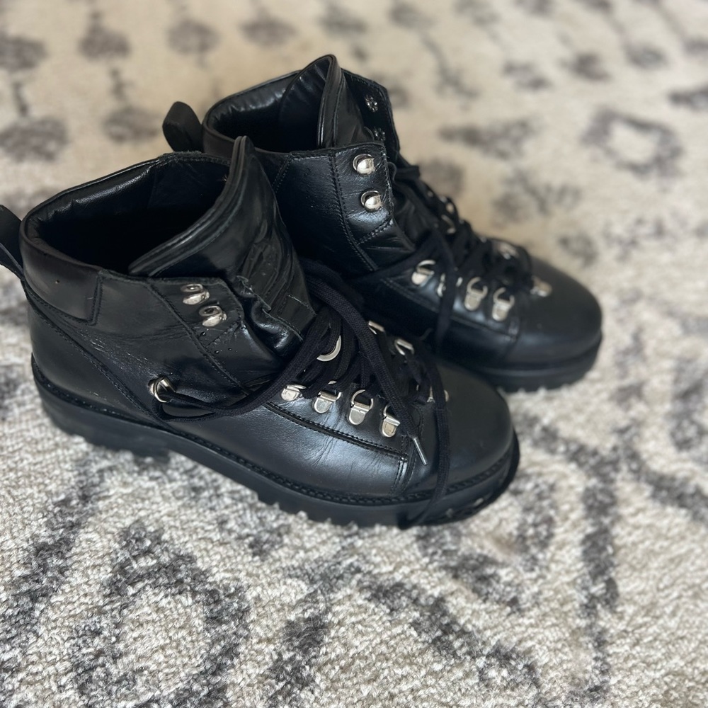 ALL SAINTS LEATHER BOOTS US8. EU39
